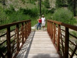 Rachelle & Brandon at the river crossing