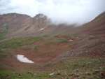 As we climbed the pass, the clouds started pouring into the valley behind us.