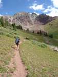 Getting close to the last high meadow.