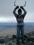 The obligatory summit/antler shot.