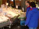 Checking out the (in)famous fish market.