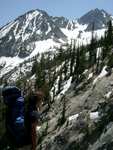 Stephen, overlooking the Goat Falls canyon.