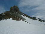 Thompson Peak, viewed from the snowfield about 1/2 mile north.