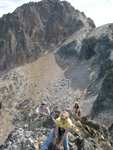 Nice shot of the girls at the summit, with Mt. Regan as a backdrop.