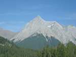Another shot of same peak.  I belive this was quite near Lake Louise.