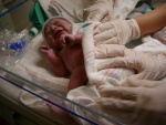 Jessica at about one minute old