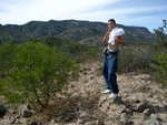 Oscar at the high-point of this hiking trip.  This was ~4 miles (and five rows of hills) from the trailhead.